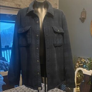 Free Country Men's Dark Blue Shirt Jacket